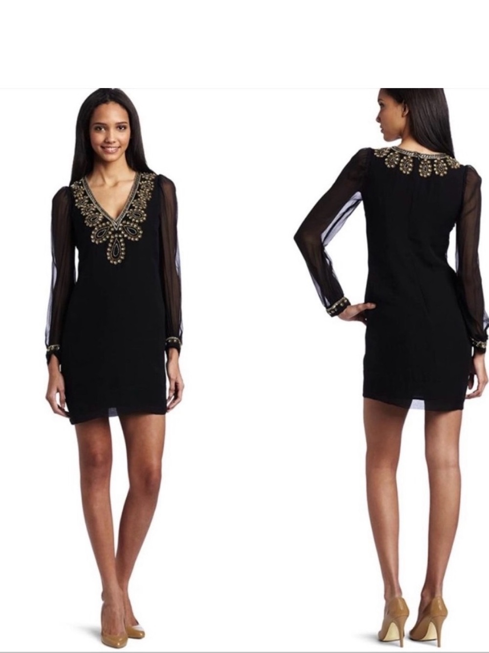 French Connection Bex Beads mini Dress